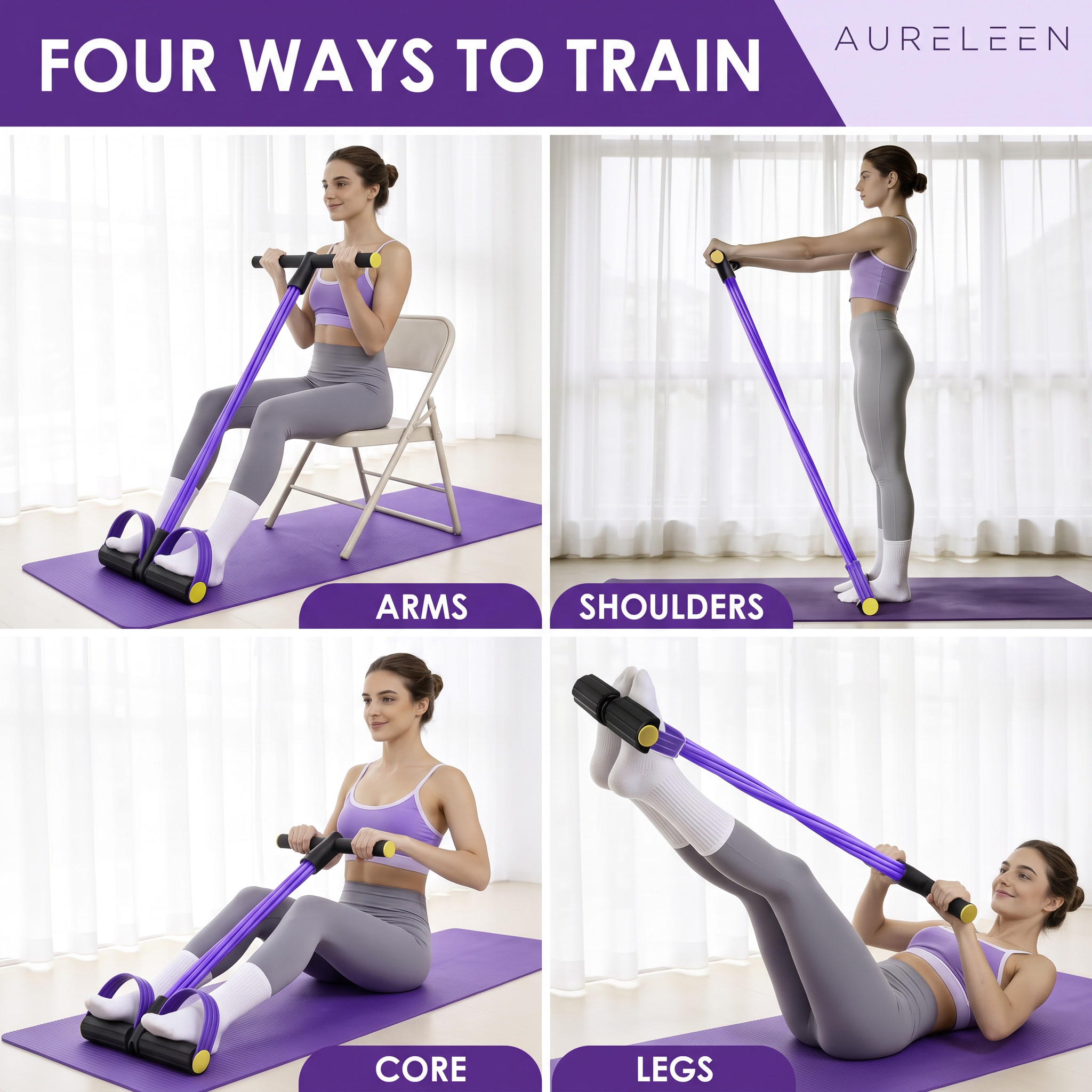 Aureleen™ Multifunction Pedal Resistance Band